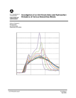 Investigation of an antiknock index and hydrocarbon emissions of various natural gas blends