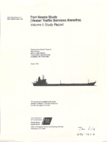 Port Needs Study Vessel Traffic Services Benefits Vol I  Study Report