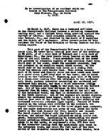 Interstate Commerce Commission Report of the Accident  Investigation Occurring on the PENNSYLVANIA RAILROAD EARNEST PA