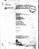 Longevity and Survival Analysis for a Cohort of Retired Airline Pilots