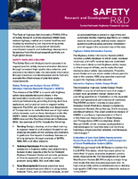 Safety Research and Development  TurnerFairbank Highway Research Center  fact sheet