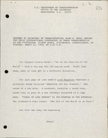 Remarks by Secretary of Transportation Alan S Boyd Before the Third International Conference on Urban Transportation Pittsburgh Pennsylvania