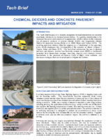Chemical Deicers and Concrete Pavement Impacts and Mitigation  techbrief