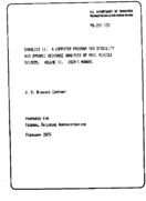 DYNALIST II  A Computer Program for Stability and Dynamic Response Analysis of Rail Vehicle Systems  Volume 2 Users Manual