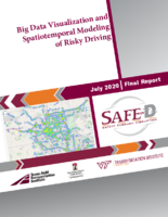 Big Data Visualization and Spatiotemporal Modeling of Risky Driving