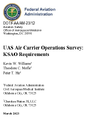 UAS Air Carrier Operations Survey KSAO Requirements