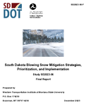 South Dakota Blowing Snow Mitigation Strategies Prioritization and Implementation