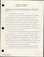 Statement of John A Volpe Secretary of Transportation before the House Committee on Post Office and Civil Service