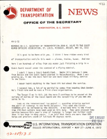 Remarks by US Secretary of Transportation John A Volpe to the Coast Guard Officers Association