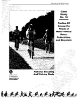 Trading Off Among the Needs of Motor Vehicle Users Pedestrians and Bicyclists