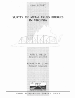 Survey of metal truss bridges in Virginia
