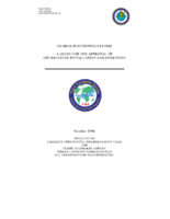 Global Positioning System A Guide for the Approval of GPS Receiver Installation and Operation