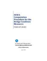 FHWA Computation Procedure for the Bridge Condition Measures