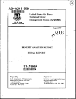Benefit Analysis Report United States Air Force Technical Order Management Systems AFTOMS