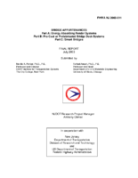 Bridge Appurtenances Part A Energy Absorbing Fender Systems Part B PreCast or Prefabricated Bridge Deck Systems Part C Smart Bridges Final Report