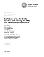 The Validity of the Air Traffic Selection and Training ATSAT Test Battery in Operational Use