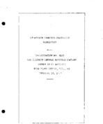 Interstate Commerce Commision Report of the Accident  Investigation Occuring on the ILLINOIS CENTRAL RAILROAD COMPANY PLATO CENTER IL