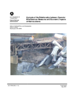 Analysis of the Relationship Between Operator Effectiveness Measures and Economic Impacts of Rail Accidents