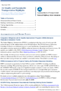 MayJune 2020 Air Quality and Sustainable Transportation Highlight