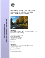 Accident Reduction Factors Relating to MooseVehicle Collision Crash Types