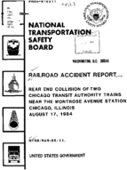 Interstate Commerce Commision Report of the Accident  Investigation Occuring on the CHICAGO TRANSIT AUTHORITY CHICAGO IL
