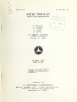 Light Duty Truck Weight Reduction Evaluation 198010