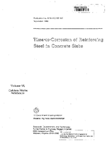 TimetoCorrosion of Reinforcing Steel in Concrete Slabs Volume VI Calcium Nitrite Admixture