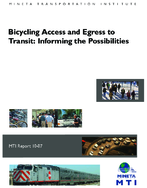 Bicycling access and egress to transit  informing the possibilities