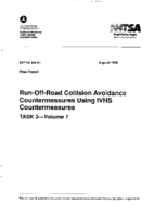 RunOffRoad Collision Avoidance Countermeasures Using IVHS Countermeasures Task 3 Volume 1