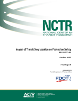 Impact of Transit Stop Location on Pedestrian Safety Final Report