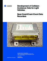 Development of collision avoidance for light vehicles  nearcrashcrash event data recorders