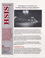 Comparison of the Safety of Lighting Options on Urban Freeways