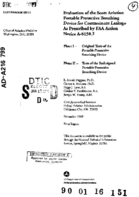 Evaluation of the Scott Aviation Portable Protective Breathing Device for Contaminant Leakage as Prescribed by FAA Action Notice A81502