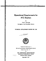 Operational Requirements For Atc Displays
