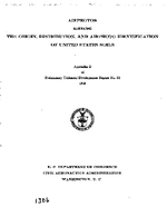 The Origin Distribution and Airphoto Identification of United States Soils Appendix B