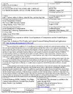 Evaluation of WetWeather and Contrast Pavement Marking Applications Final Report