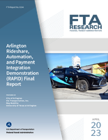Arlington Rideshare Automation and Payment Integration Demonstration RAPID