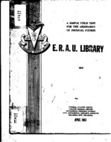 A simple field test for the assessment of physical fitness