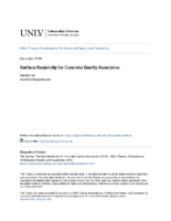 Surface Resistivity for Concrete Quality Assurance