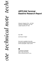 ARTS IIIA Terminal Baseline Research Report