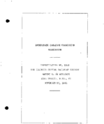 Interstate Commerce Commision Report of the Accident  Investigation Occuring on the ILLINOIS CENTRAL RAILROAD COMPANY CORINTH MS