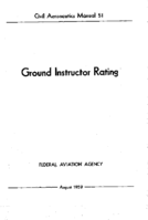 CAM 51 Ground Instructor Rating 1959