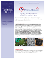 Evaluation of Coefficients Related to Runoff from Roadway Projects Technical Brief
