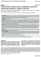 Characterizing Temporal Trends in Populations Exposed to Aircraft Noise Around US Airports 19952015