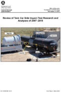 Review of Tank Car Side Impact Test Research and Analyses of 20072019