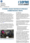 Dynamic Crash Testing of OpenBay Commuter Rail Seats Research Results