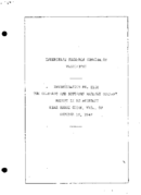 Interstate Commerce Commision Report of the Accident  Investigation Occuring on the COLORADO AND SOUTHERN RAILWAY HORSE CREEK WY