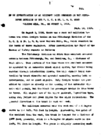 Interstate Commerce Commission Report of the Accident  Investigation Occurring on the PITTSBURGH CINCINNATI CHICAGO AND ST LOUIS WALKERS MILL PA