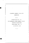 Interstate Commerce Commision Report of the Accident  Investigation Occuring on the BALTIMORE AND OHIO RAILROAD POTOMAC MD