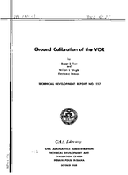 Ground Calibration of The VOR